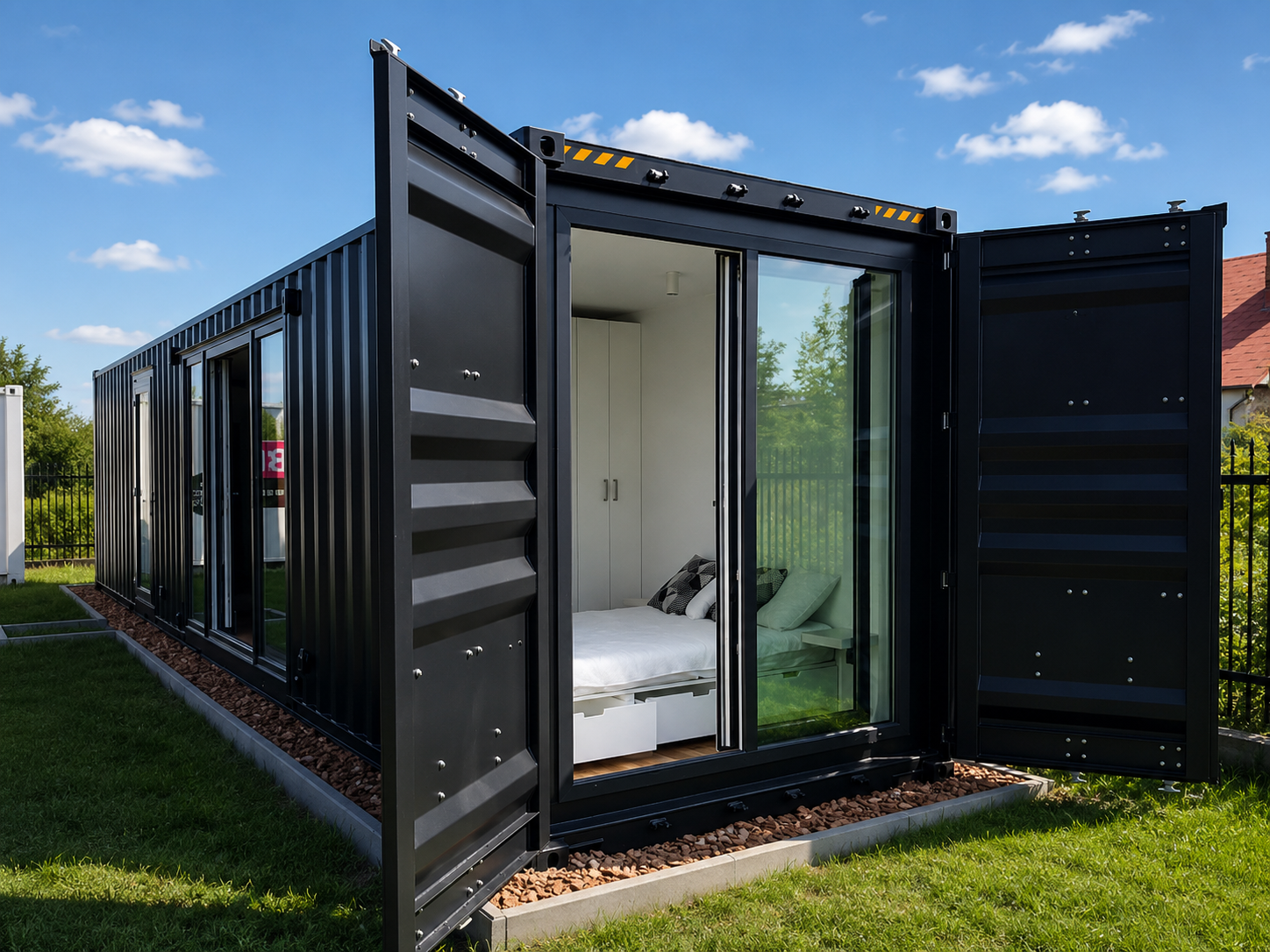 Conteneur 40 Pieds Maison et WC - Neuf